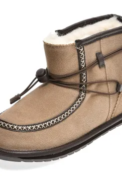 Ghete EMU maro, HUNTER MINI, din piele intoarsa imagine