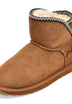 Ghete EMU maro, SAMMY, din piele intoarsa imagine