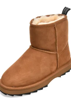 Ghete EMU maro, SHARKY MINI, din piele intoarsa imagine
