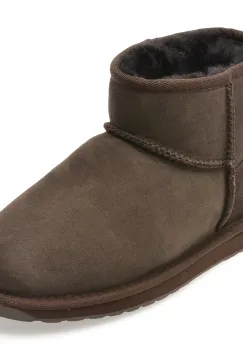 Ghete EMU maro, STINGER MICRO, din piele intoarsa imagine