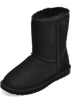 Ghete EMU negre, PLATINUM STINGER, din piele intoarsa imagine