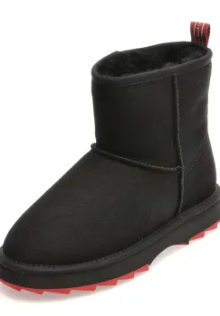 Ghete EMU negre, SHARKY MINI, din piele intoarsa imagine
