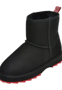 Ghete EMU negre, SHARKY MINI, din piele intoarsa imagine