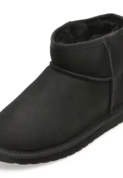 Ghete EMU negre, STINGER MICRO, din piele intoarsa imagine