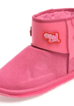 Ghete EMU roz, WALLABY MINI PLAY, din piele intoarsa imagine