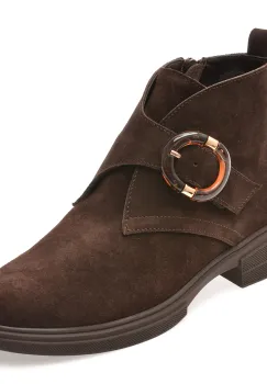 Ghete EPICA maro, 1735072, din piele intoarsa imagine