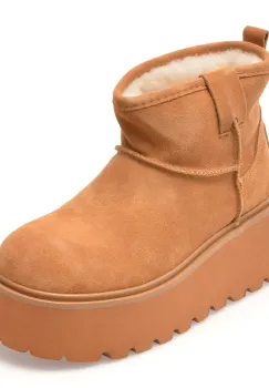 Ghete EPICA maro, 2063, din piele intoarsa imagine