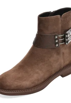 Ghete EPICA maro, 5R450, din piele intoarsa imagine