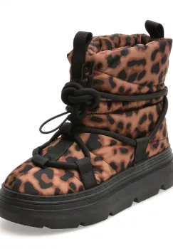 Ghete EPICA maro, 7162, din material textil imagine