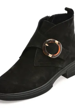 Ghete EPICA negre, 1735072, din piele intoarsa imagine
