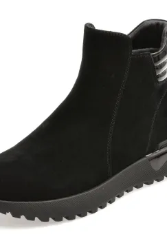 Ghete EPICA negre, 31350, din piele intoarsa imagine