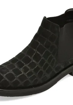 Ghete EPICA negre, 4630519, din piele intoarsa imagine