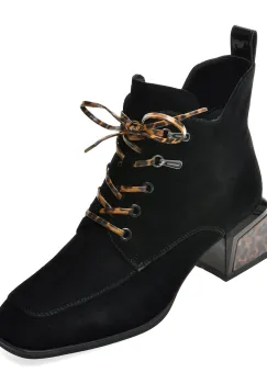 Ghete EPICA negre, 5R360, din piele intoarsa imagine