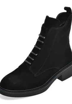 Ghete EPICA negre, 605028, din piele intoarsa imagine