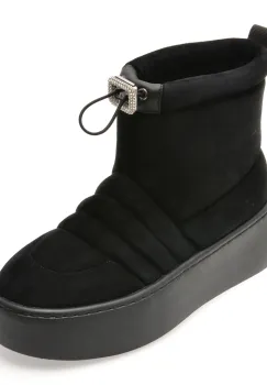 Ghete EPICA negre, 6G305, din piele intoarsa imagine