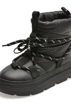 Ghete EPICA negre, 7162, din material textil imagine