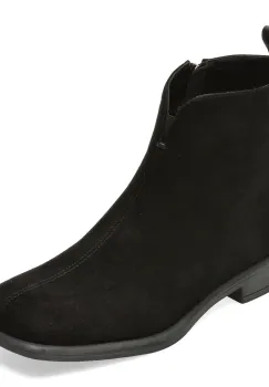 Ghete EPICA negre, 7F225, din piele intoarsa imagine