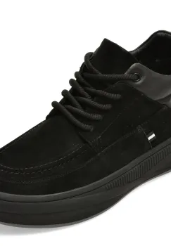 Ghete EPICA negre, 800003, din piele intoarsa imagine