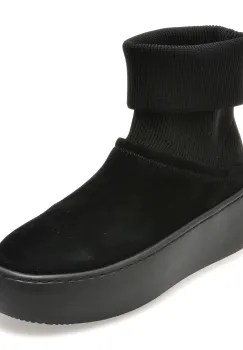 Ghete EPICA negre, 8B303, din piele intoarsa imagine