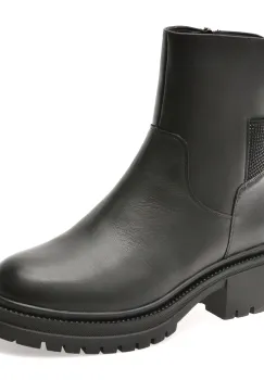 Ghete EPICA negre, DX83516, din piele naturala imagine