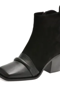 Ghete EPICA negre, EB929, din piele intoarsa imagine