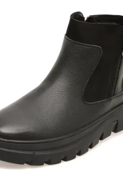 Ghete EPICA negre, FX010, din piele naturala imagine