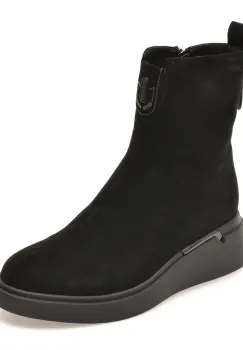 Ghete EPICA negre, H709, din piele intoarsa imagine