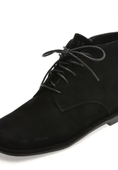 Ghete EPICA negre, N566, din piele intoarsa imagine