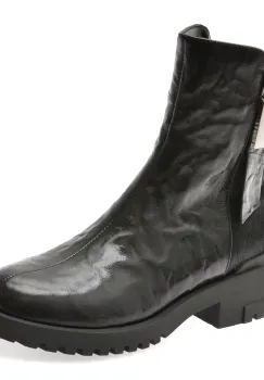 Ghete EPICA negre, RT5735, din piele naturala imagine