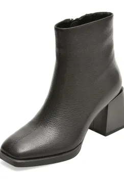 Ghete EPICA negre, X20306, din piele naturala imagine