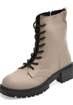 Ghete FLAVIA PASSINI gri, 1009VZN, din piele naturala imagine