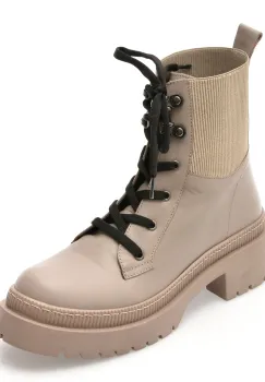 Ghete FLAVIA PASSINI gri, 902VZN, din piele naturala imagine