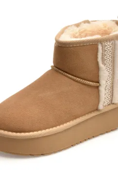 Ghete FLAVIA PASSINI maro, 239261, din piele intoarsa imagine