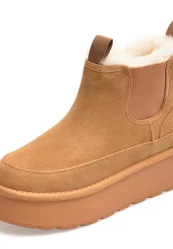 Ghete FLAVIA PASSINI maro, 7522, din piele intoarsa imagine