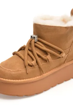 Ghete FLAVIA PASSINI maro, 9533, din piele intoarsa imagine