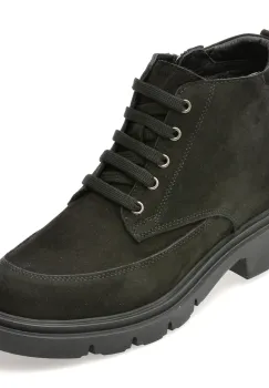 Ghete FLAVIA PASSINI negre, 1001SYN, din nabuc imagine