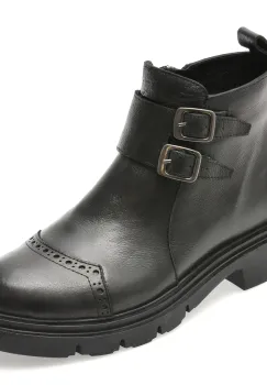 Ghete FLAVIA PASSINI negre, 1003SYX, din piele naturala imagine