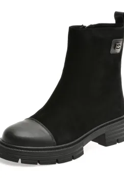 Ghete FLAVIA PASSINI negre, 55971, din piele intoarsa imagine