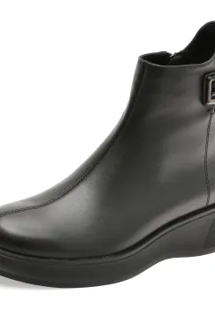 Ghete FLAVIA PASSINI negre, 695T132, din piele naturala imagine