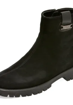 Ghete FLAVIA PASSINI negre, 7059, din piele intoarsa imagine