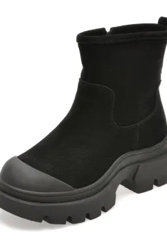 Ghete FLAVIA PASSINI negre, 7310, din piele intoarsa imagine