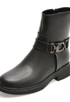 Ghete FLAVIA PASSINI negre, 8281, din piele naturala imagine