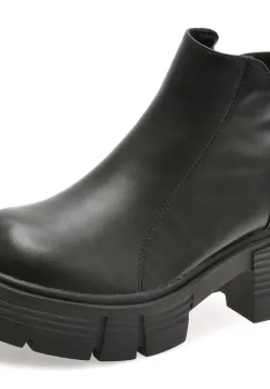 Ghete FLAVIA PASSINI negre, 99016, din piele naturala imagine
