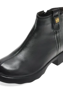 Ghete FLAVIA PASSINI negre, 9918, din piele naturala imagine