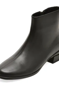 Ghete FLAVIA PASSINI negre, AC6280, din piele naturala imagine