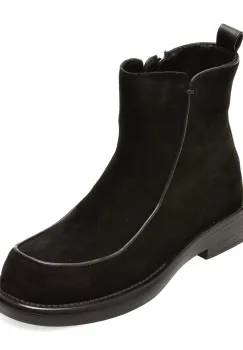 Ghete FLAVIA PASSINI negre, AC6564, din piele intoarsa imagine