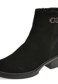 Ghete FLAVIA PASSINI negre, DX01331, din piele intoarsa imagine