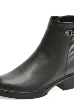 Ghete FLAVIA PASSINI negre, DX01331, din piele naturala imagine