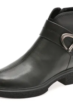 Ghete FLAVIA PASSINI negre, DX727, din piele naturala imagine
