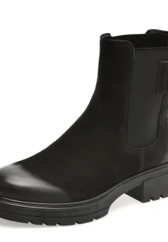 Ghete FLAVIA PASSINI negre, DX827, din piele naturala imagine